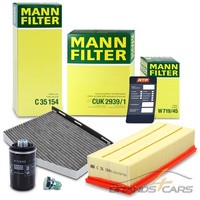 Mann Inspektionspaket FÜR Audi A3 Seat Skoda VW Golf Passat Tiguan 1.8 2.0 TSI