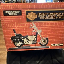 Harley-Davidson Red Corded Novelty Telephone Push Button Horn Headlight