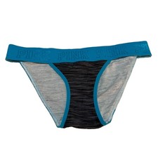 Victoria s Secret PINK 2017 NWT VTG Y2K Thick Logo Panty Small