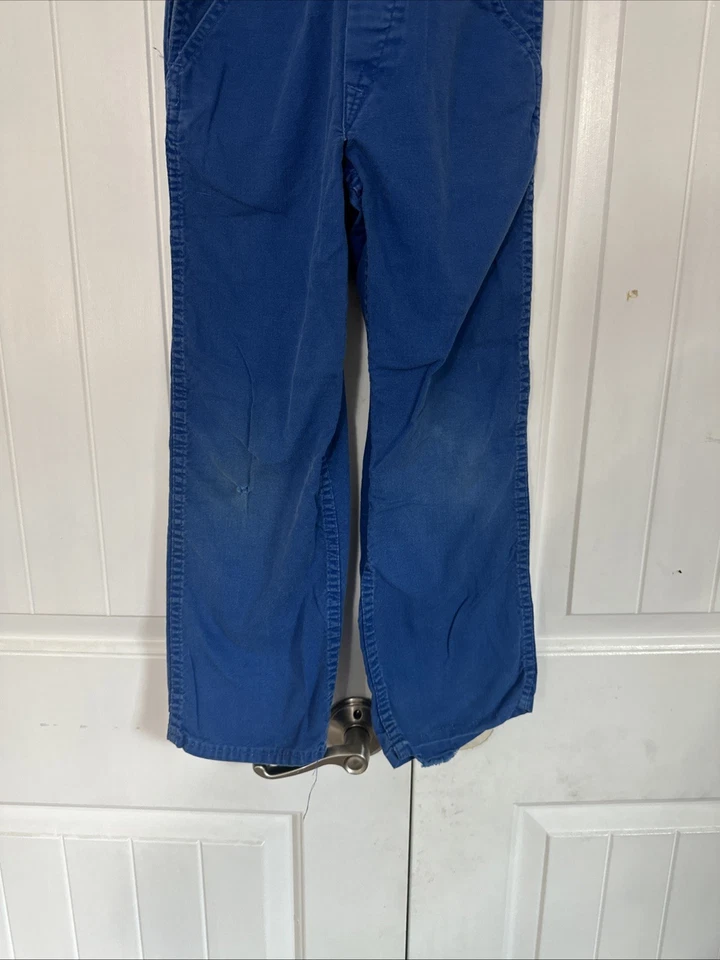 Mono con tirantes OshKosh vintage azul 6-7 Vestbak EE. UU. agricultor Countrycore años 90 Foto 4 de 4