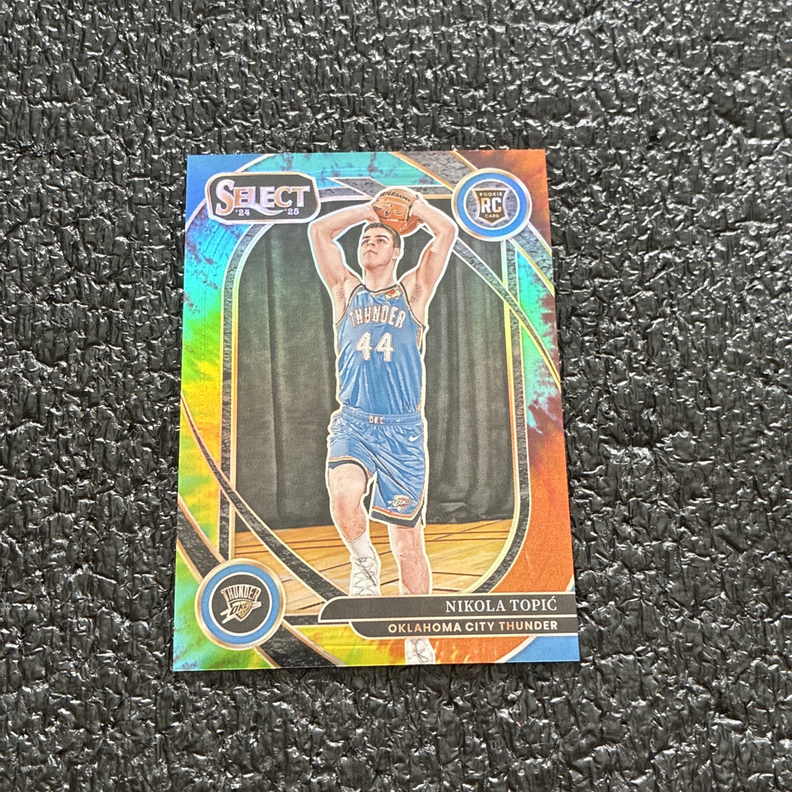 2024-25 Panini Select - Courtside Nikola Topic #171 Tie-Dye Prizm /25 (RC)