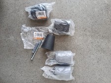 5 Türstopper zum anschrauben von Walteco, NEU, 3x schwarz, 2 x grau