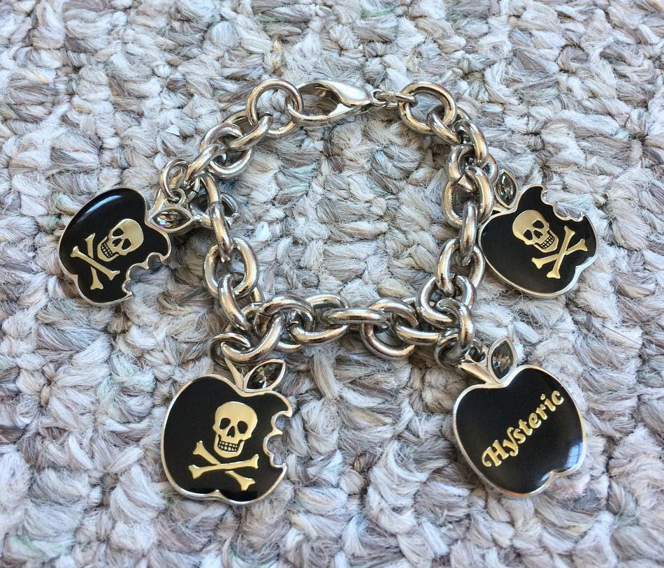 hysteric glamour スカルアップルブレスレット Hysteric Glamour Skull Apple Charm Bracelet | eBay