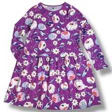 Tea Collection Swedish Flowers Long Sleeve Drop Waist Pocket Dress Girls 12 NWT