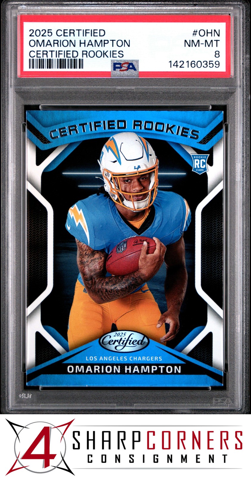 Omarion Hampton Panini Certified Certified Rookies #OHN Base