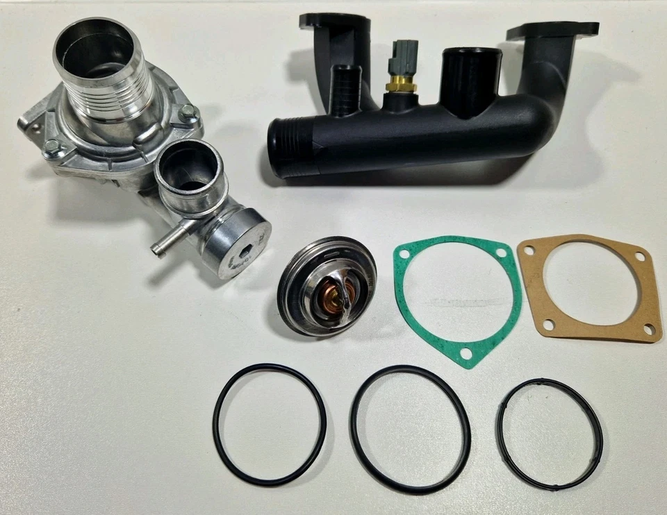 for JAGUAR XK8 X308 XJ8 3.2 4.0 V8 THERMOSTAT COOLANT HOUSING WATER RAIL KIT - Image 2 of 4