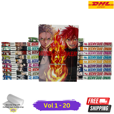 Wind Breaker English Manga Volume 1-20 Full and Half Set - Free