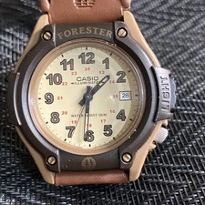 Casio Forester 5405 FT-500W Watch Men Illuminator 40mm Brown