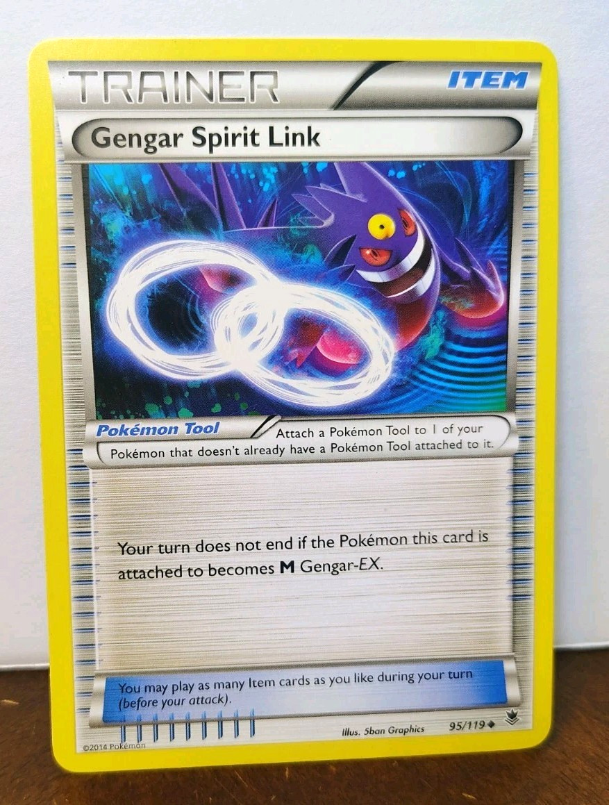 POKEMON GENGAR SPIRIT LINK 95/119 TRAINER XY PHANTOM FORCES LP