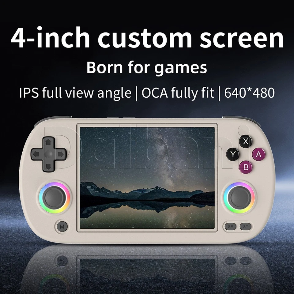 RG40XX H Gray Anbernic handheld Game Console 4.0-inch IPS Screen 64G 5K+ Games - Image 3 of 4