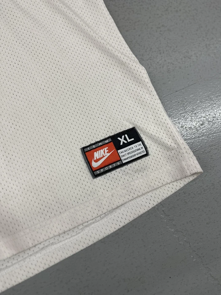 Camiseta De Colección Denver Broncos Para Hombres XL Blanca NFL Fútbol John Elway Nike Años 90 Foto 4 de 4