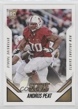 2015 Score Rookie Andrus Peat #362 3a3