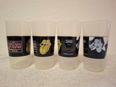 4 Becher, The Rolling Stones, Bridges to Babylon Tour 98, gebraucht