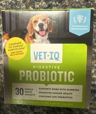 Probiotic Digesttive Health Supplement for Dogs 30 Chewable Tablets