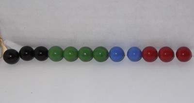 Stay Alive Board Game Replacement 12 Glass Marbles Small Pieces Vtg 70's Parts