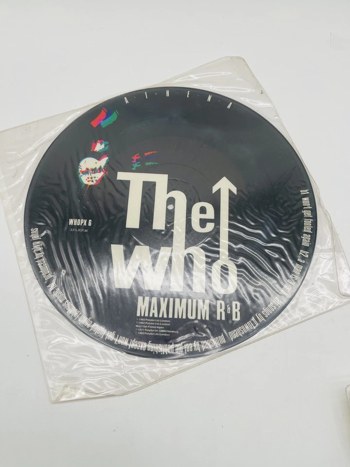 THE WHO PICTURE DISC ATHENA MAXIMUM R & B EX - Image 4 of 4