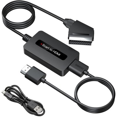 Sunnatch Scart-zu-HDMI-Adapter - Breite Kompatibilität mit 12 Monaten