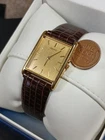 Vintage Seiko V700-5K60 Super Clean Mens Dress Quartz Tank Watch with Box