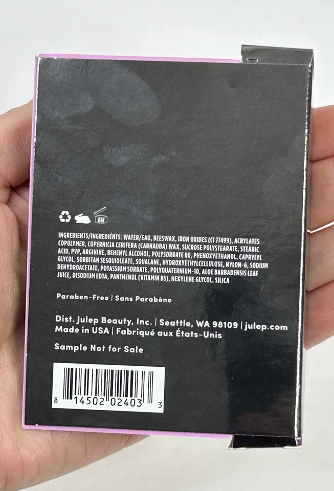 Máscara de pestañas Julep Length Matters .2 OZ negro azabache TAMAÑO DE MUESTRA NUEVA EN CAJA Foto 3 de 4