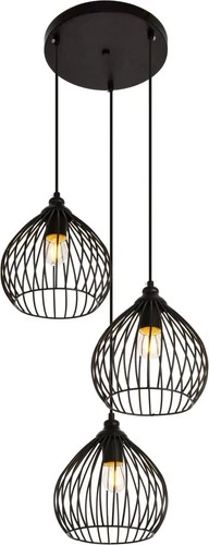 Elegant Lighting LDPD2095 Black Sayer 3-Light 16"W Pendant With Aluminum Shades - Picture 1 of 8
