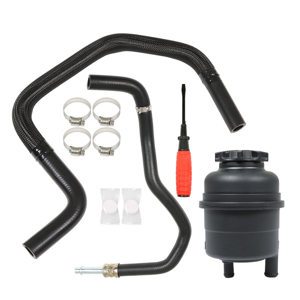LABLT Power Steering Reservoir & Hose Set For BMW X3 X5 325i 528i Mini Cooper