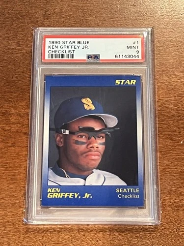 1990 Star Blue Ken Griffey Jr.  #1 Checklist PSA 9 MINT Seattle Mariners POP 14
