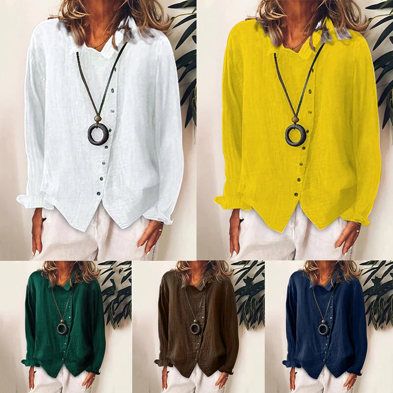 HXZH Chemisier Décontracté Pour Femme - Style Vintage - Imprimé Chat