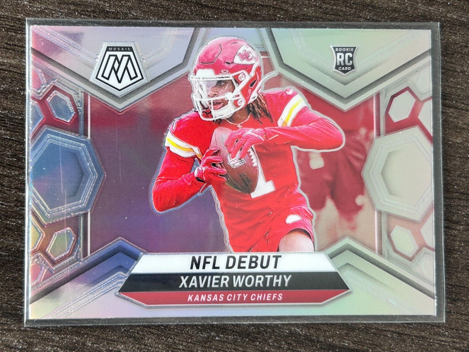2024 Panini Mosaic - NFL Debut #285 Xavier Worthy (RC) - Silver Prizm