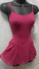 Capezio Ballet Dress Meryl Skirted Leotard Mulberry MC150 Camisole Adj Strap