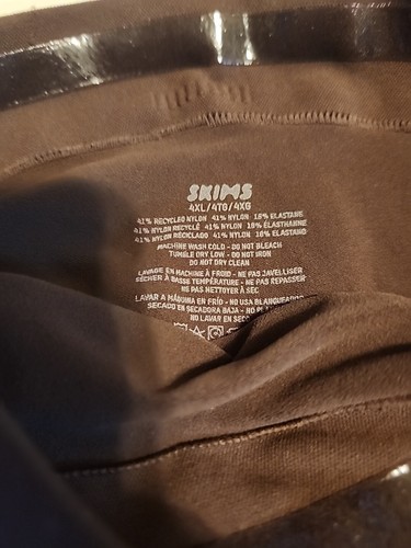 SKIMS Seamless Sculpt Solution Short Left Leg Exposed Shapewear Cocoa 4XL - Picture 3 of 3