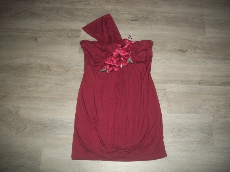 womens one shoulder top.tunic.MANDEE.size medium