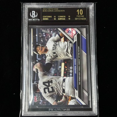 PSA10 Topps 2024 アーロン・ジャッジ スカイブルーリフラクター PSA10 Topps 2024 アーロン・ジャッジ スカイブルーリフラクター
