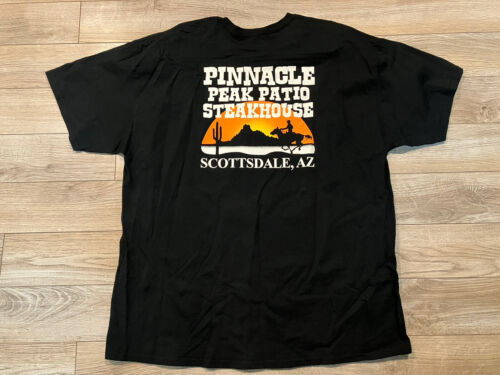 Maglietta Pinnacle Peak Patio Steakhouse Restaurant Scottsdale Arizona 2XL 2X - Foto 1 di 4