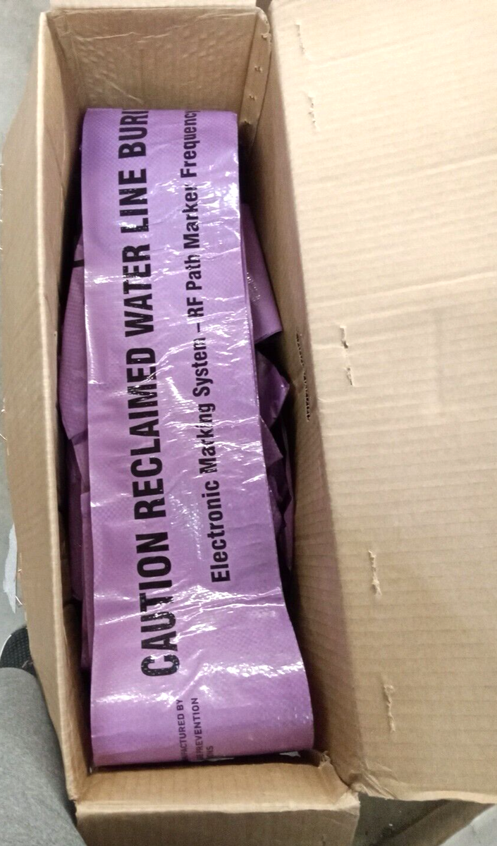 3M 7908 Electronic Marking System Reclaimed Water Caution Tape
