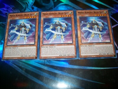 3x Mekk-Knight Blue Sky 1st Edition Common SDBT-EN018 Yu-Gi-Oh!