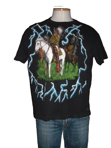 ★１９３０年代＊アメリカ軍＊アラスカ準州ペンダントTOP（実物） Vintage american thunder indian - Gem