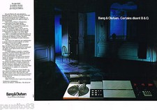 PUBLICITE ADVERTISING 055  1983  BANG & OLUFSEN  hi-fi le BEOLAB 8000 ( 2 pages)