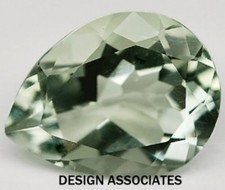 GREEN AMETHYST 9 x 6 MM PEAR CUT AAA ALL NATURAL