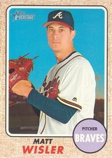 2017 Topps Heritage #112 Matt Wisler Atlanta Braves