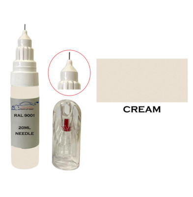 RAL9001 Cream White Gloss Touch Up Paint With Brush Direct