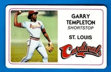 1981 Perma-Graphics GARY TEMPLETON (St. Louis Cardinals) (ex-mt)