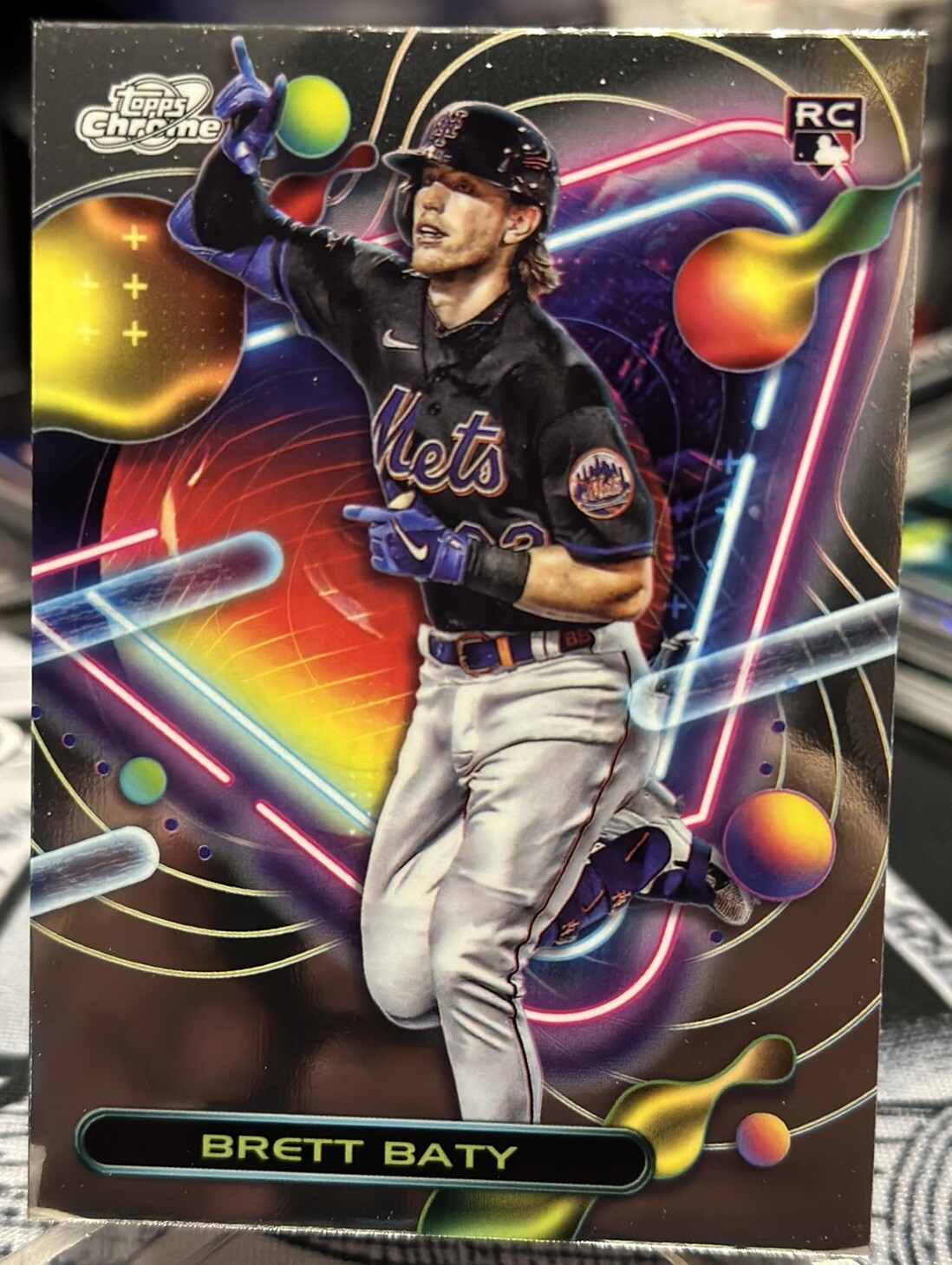 2023 Topps Cosmic Chrome * Brett Baty Rookie New York Mets #22