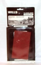 Wills SSMP227 Brickwork - English Bond approx 6" X 3.5"  00  4 Plastic Sheets 