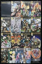 Extinctioners Vol. 1 & Vol. 2 #1-15 COMPLETE SET Shanda Fantasy Arts 1999 Furry