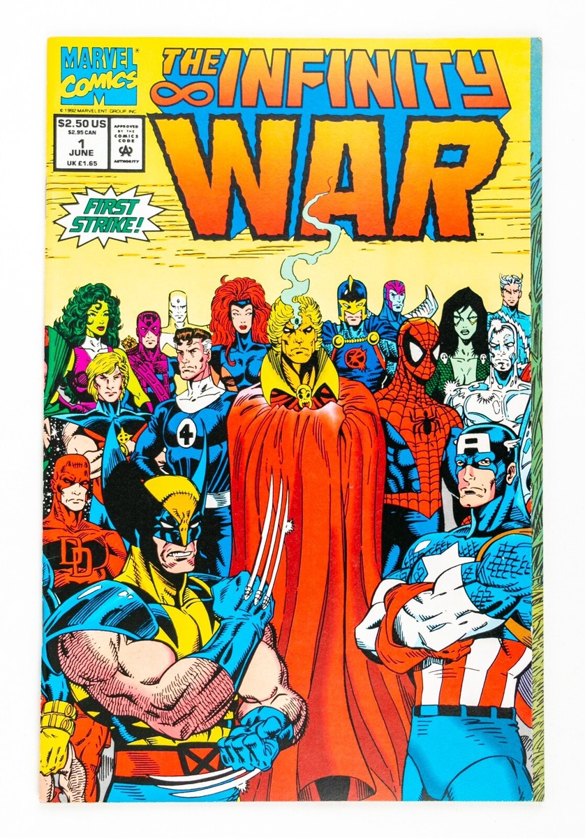 The Infinity War #1,2,3 (1992 Marvel) Avengers Thanos Galactus