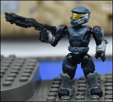 MINIFIGURA HALO MEGA BLOKS MARCA ESPARTANA V(B) 97173 HALCÓN CAZADOR DE INUNDACIONES UNSC