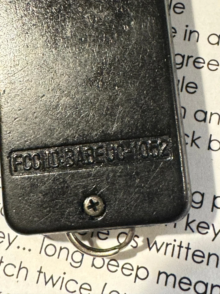 Coche de entrada sin llave BABEUC-1052 1163 Toyota clicker pitido OEM llavero transmisor Foto 4 de 4