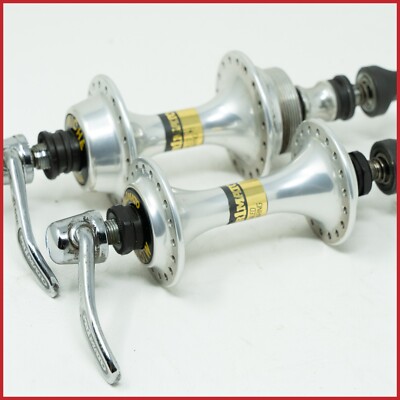 NOS MICHE PRIMATO HUBS 36h HOLES VINTAGE OLD ITALIAN THREAD 6 7 SPEED ROAD BIKE