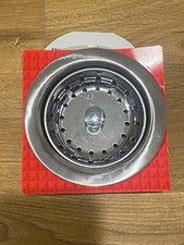 Ace 3 1/2" Sink Strainer Fixed Post Basket Stainless Steel Chrome 41980 New