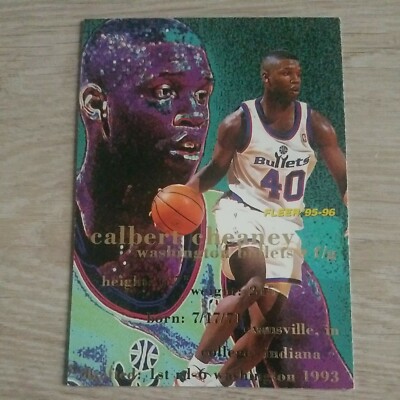  NBA Fleer Saison 95-96. Calbert CHEANEY 